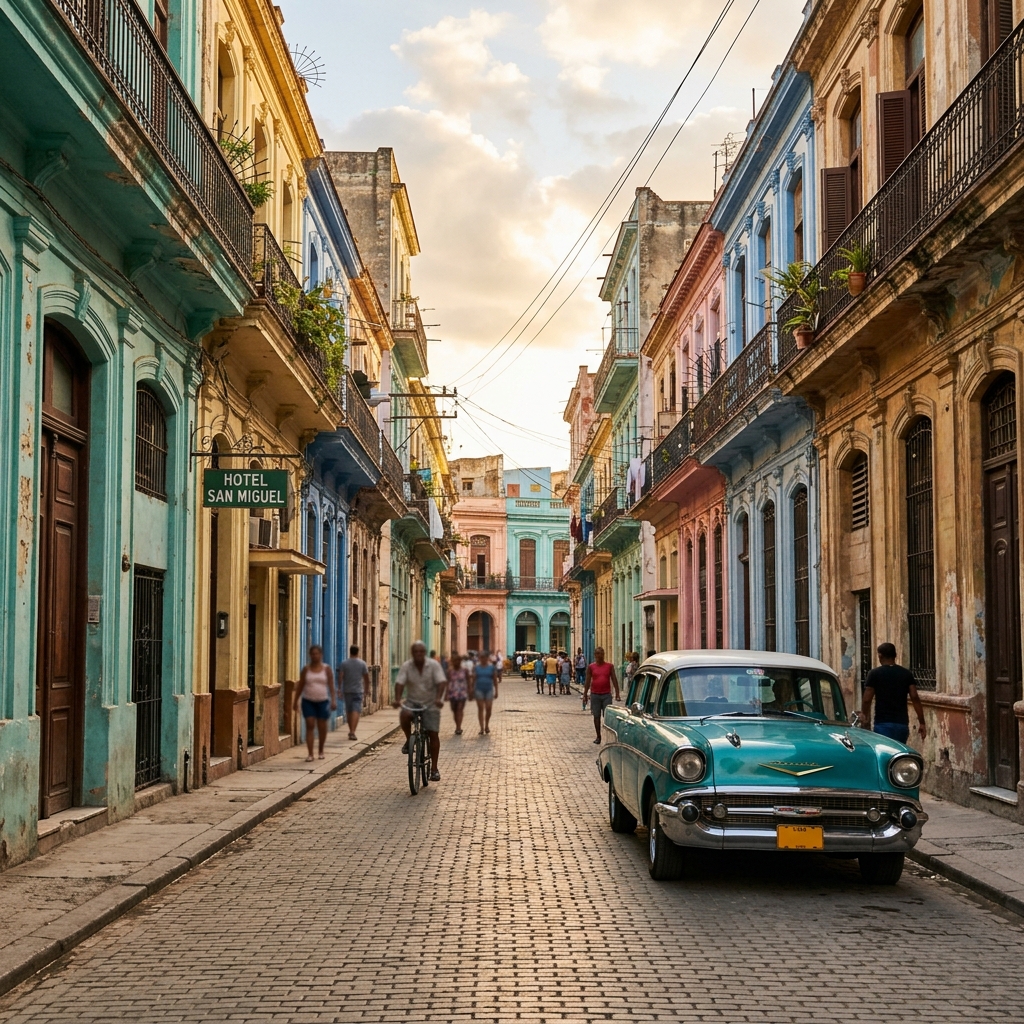 La Habana Cuba Calle Realista